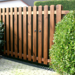 Portillon en Bois Rustique pour un Accueil Chaleureux Chatou